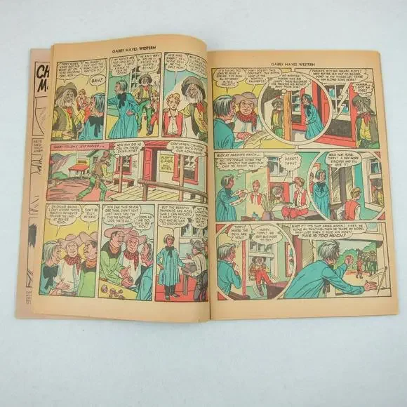 Vintage 1949 Gabby Hayes Western Comic Book #7 June Fawcett Photo Cover - Picture 8 of 12